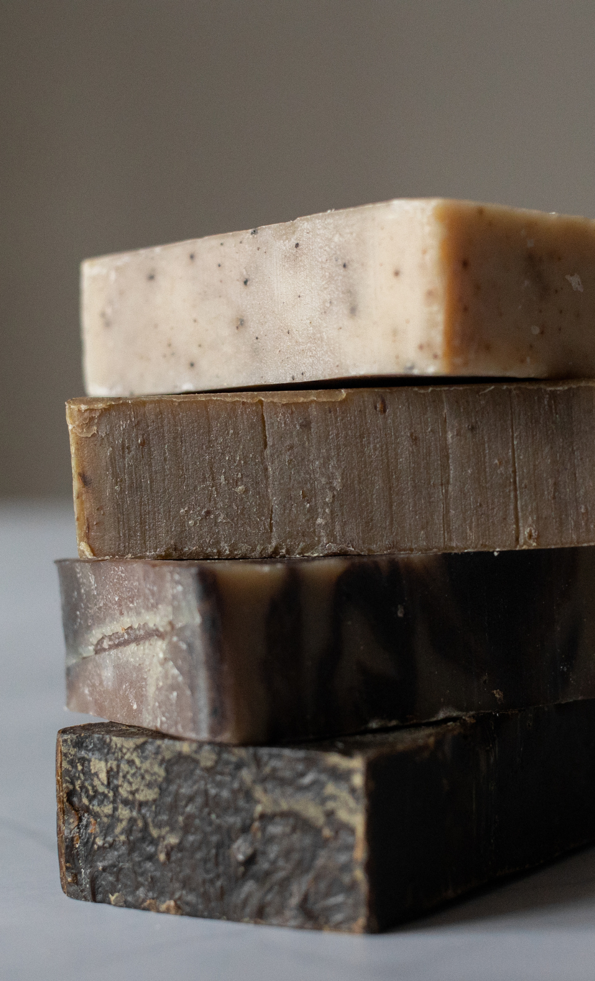 Charcoal soap