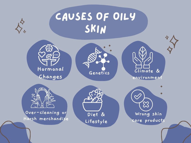 Causes of Oily Skin